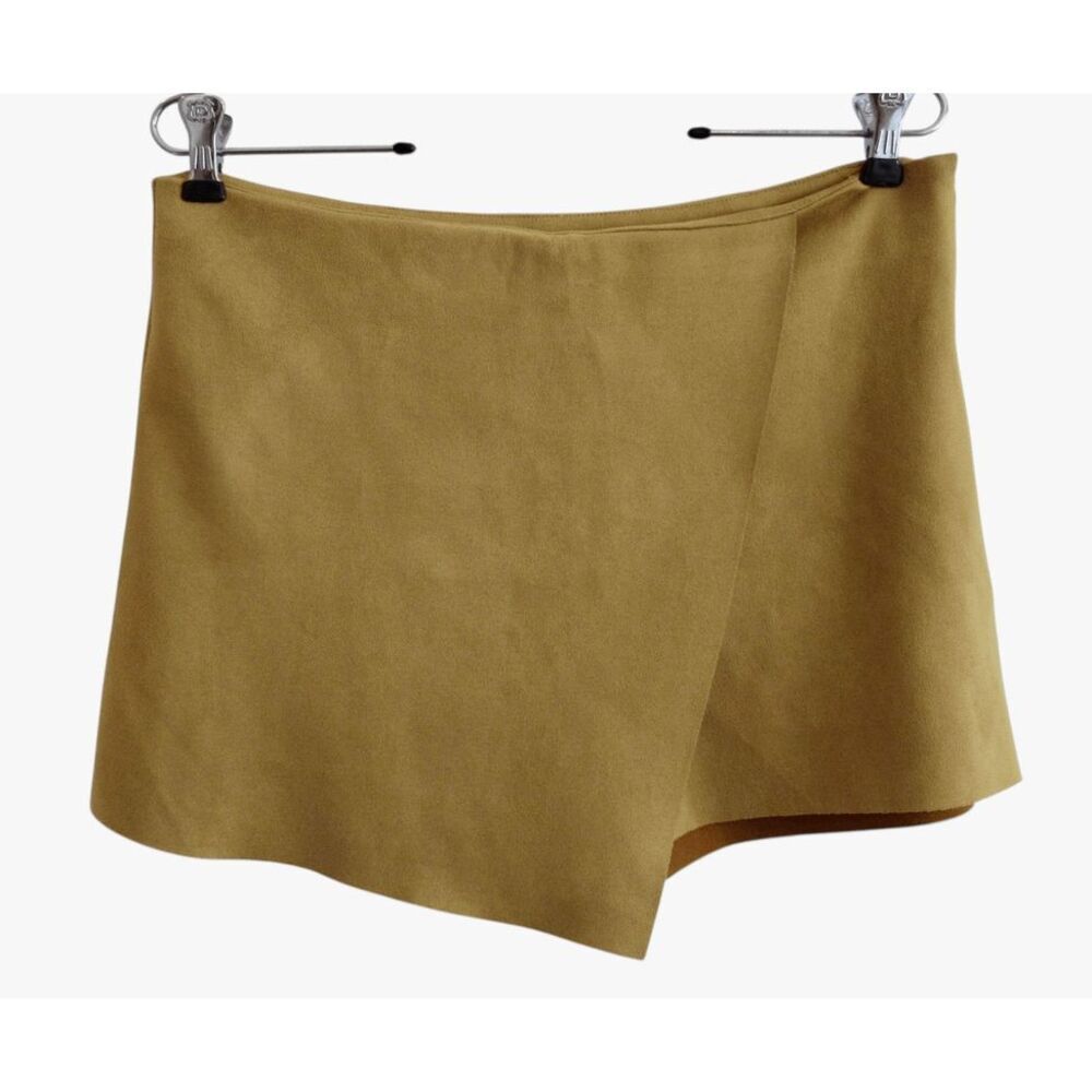 Vestique Faux Suede Skirt Skort Sz M